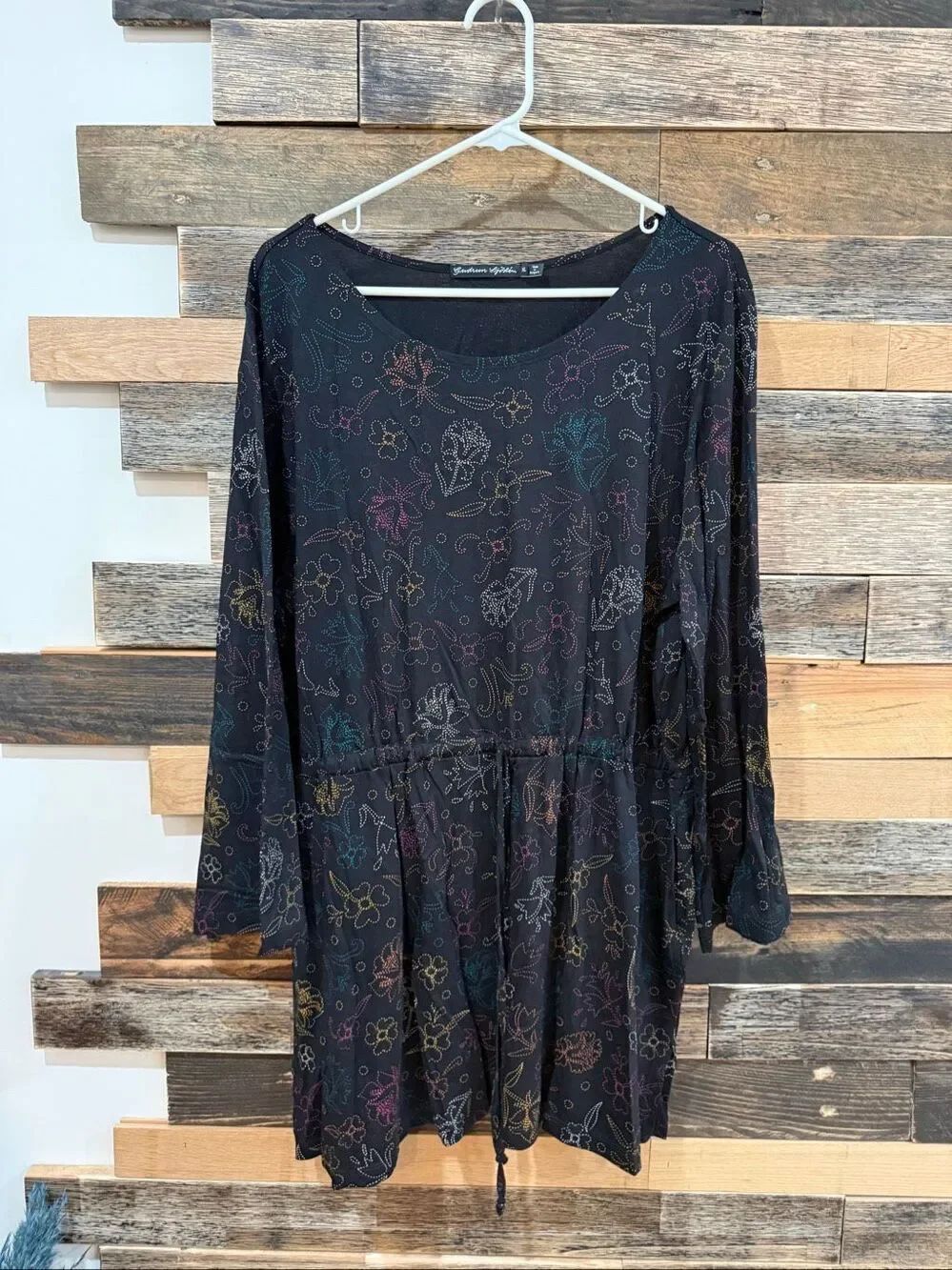 Gudrun Sjoden oversized boho lagenlook dress  size XL